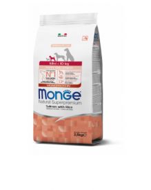 Monge Natural Super Premium Mini Puppy And Junior Monoprotein Salmon With Rice